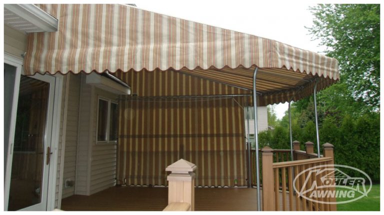 Chiseled Fabric Awnings | Kohler Awning