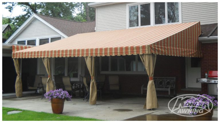 Raised Roof Fabric Awnings | Kohler Awning